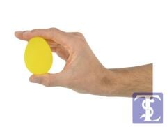 Egzersiz İçin Yumurta Top - Silikon El Egzersiz Topu Sarı - Hafif Sert