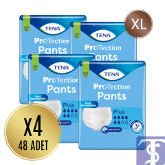 TENA ProTection Pants Plus 6 Damla XL Emici Külot – 4x12’li Paket (Toplam 48 Adet)