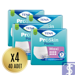 TENA ProSkin Pants Maxi 8 Damla Ultra Emici Külot – 4x10’lu Paket