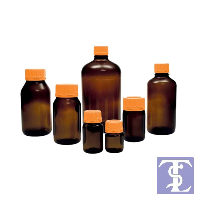 Şişe - Cam - Toz Maddeler İçin - 250 Ml 10 adet / paket