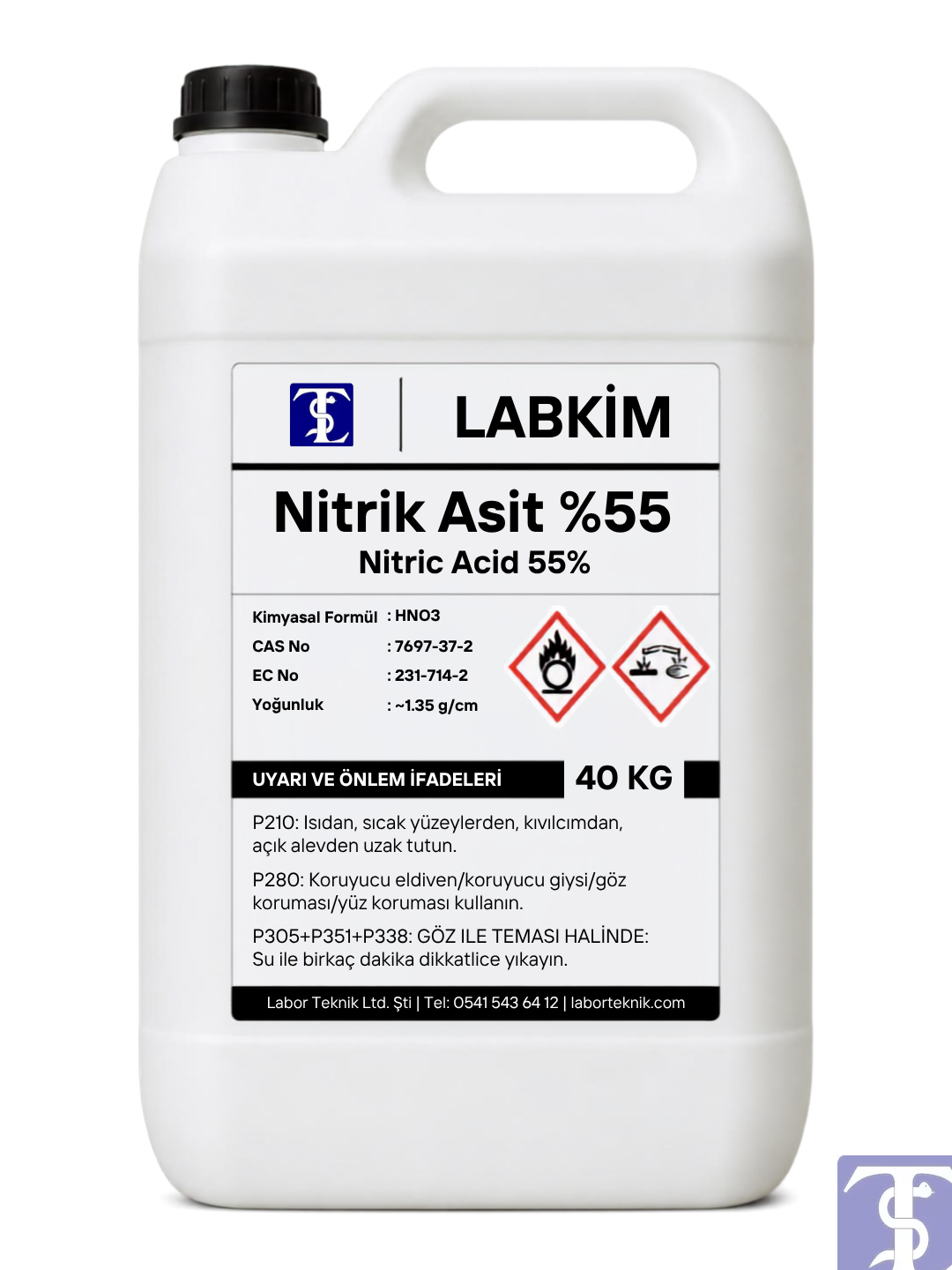 Labkim OKNA5540 Nitrik Asit %55 40 Kg