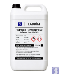 Labkim OKHP5035 Hidrojen Peroksit %50 35 Kg