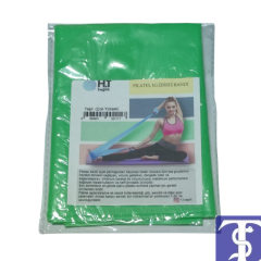 Pilates Egzersiz Bandı 4'lü Set – Tüm Direnç Seviyeleri (Sarı, Mavi, Kırmızı, Yeşil)