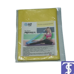 Pilates Egzersiz Bandı 4'lü Set – Tüm Direnç Seviyeleri (Sarı, Mavi, Kırmızı, Yeşil)