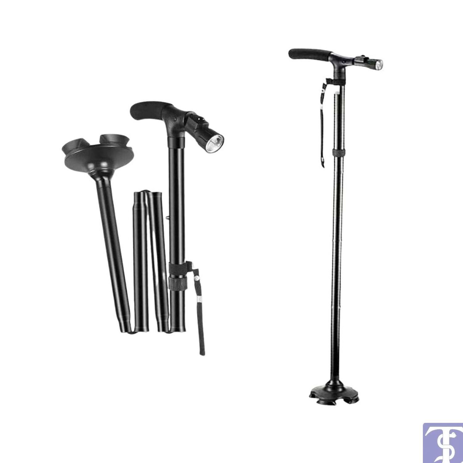 Joyplus Led Işıklı Baston Yürüme Aparatı - Fenerli Yürüyüş Bastonu